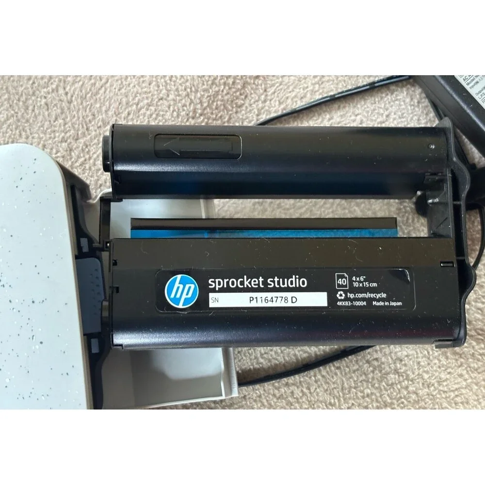 HP Sprocket Studio Printer For SmartPhone Instant 4x6 Photos VCVRA-1802